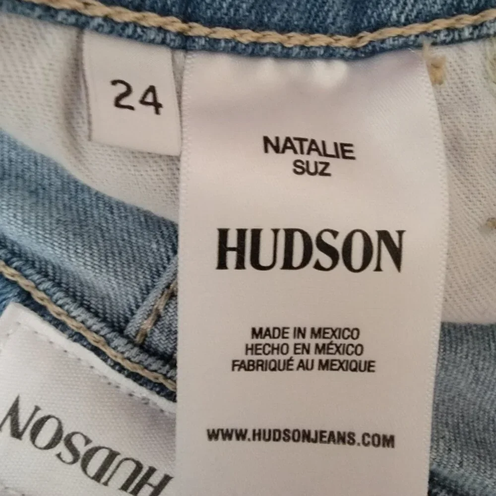 NEW Hudson Natalie Slim Jeans Womens 24 Comfort Casual Denim Retail $225 - Picture 4 of 8